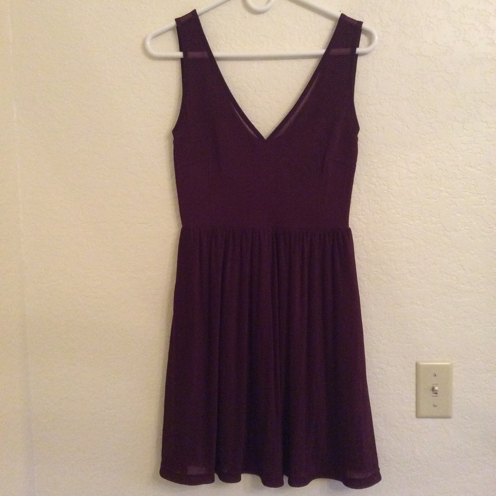 H&M plum dress